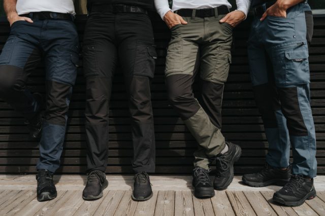 Service Stretch Pants Blue 4