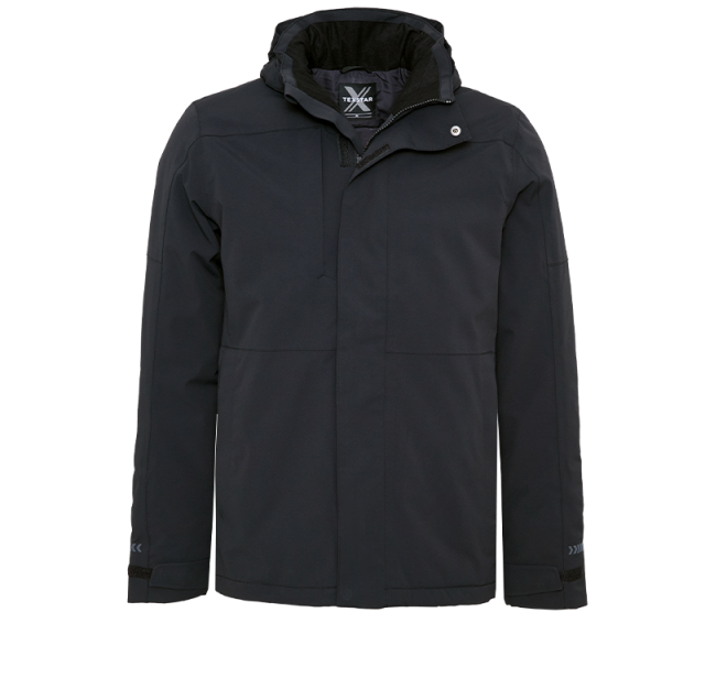 Padded Shell Jacket Black 1