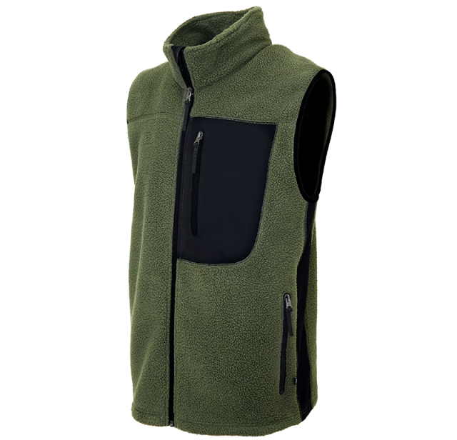 Pile Fleece Vest Green 2