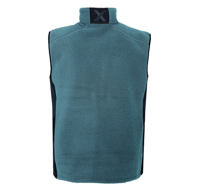 Pile Fleece Vest Blue 4