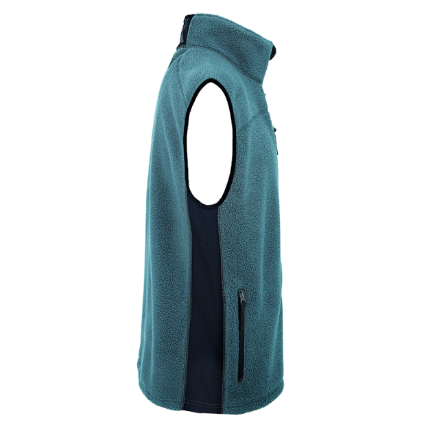 Pile Fleece Vest Blue 5
