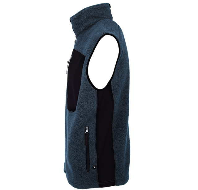 Pile Fleece Vest Navy 3
