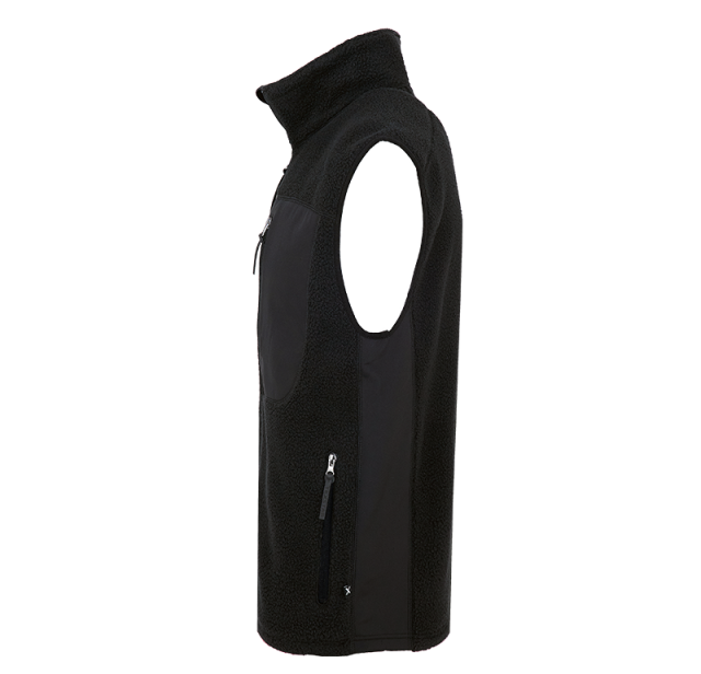 Pile Fleece Vest Black 3