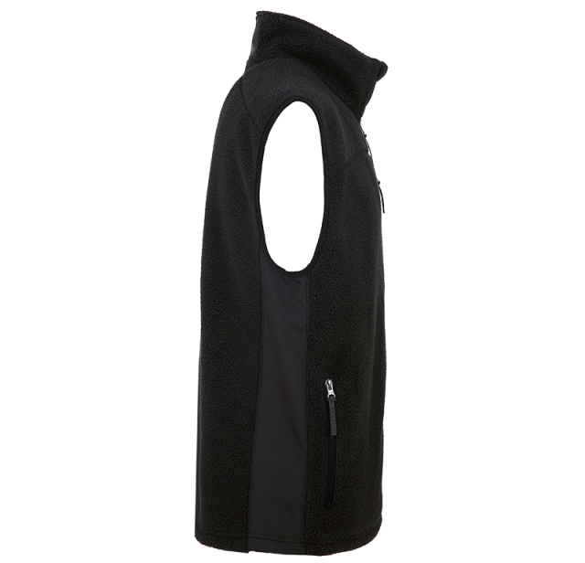 Pile Fleece Vest Black 5