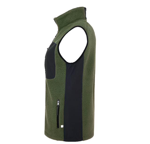 Pile Fleece Vest Green 3