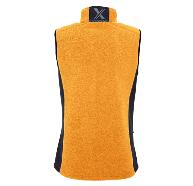 Pile Fleece Vest Orange 4