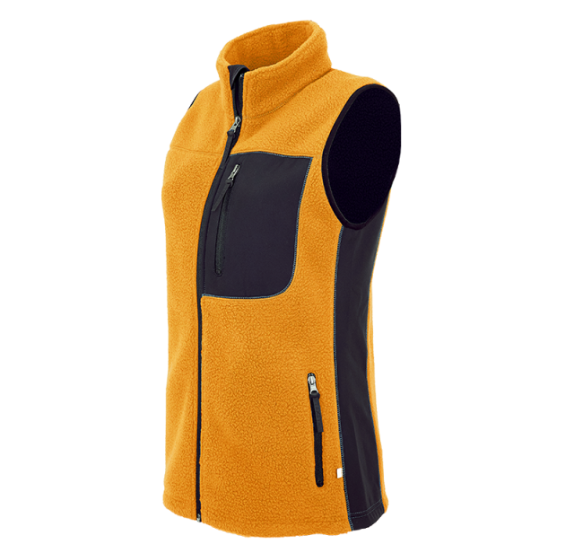 Pile Fleece Vest Orange 2