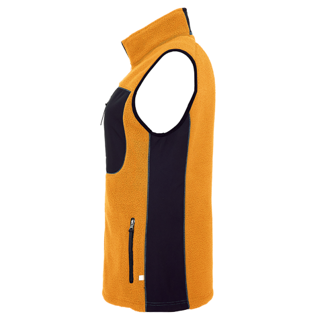 Pile Fleece Vest Orange 3