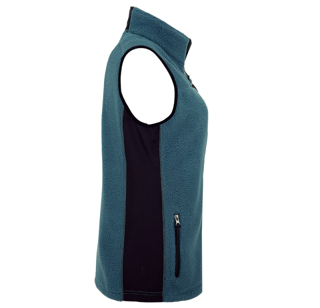 Pile Fleece Vest Blue 5