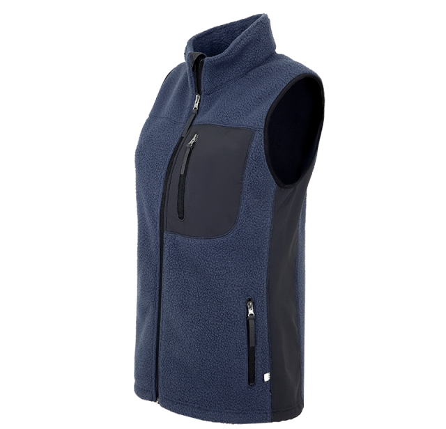 Pile Fleece Vest Navy 3