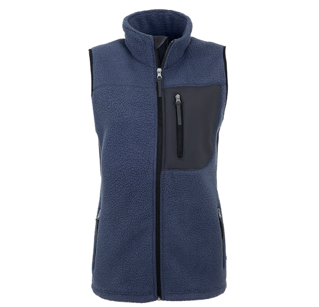 Pile Fleece Vest Navy 1
