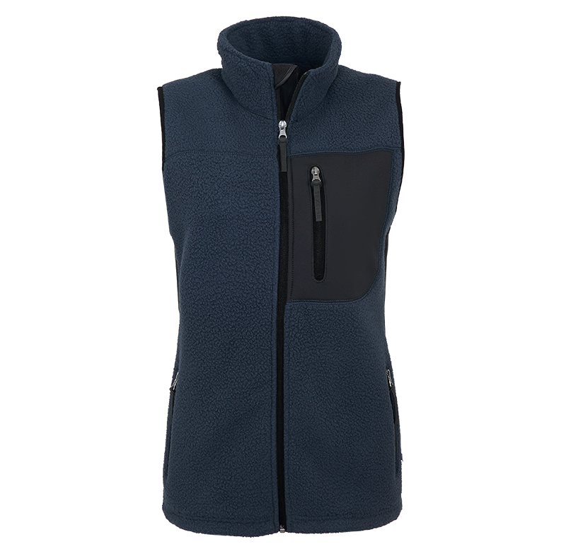 Pile Fleece Vest från Texstar i Marinblå