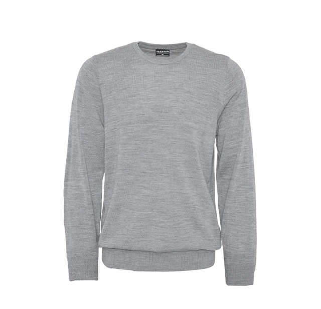 Pullover Round Neck Lt. Grey 1