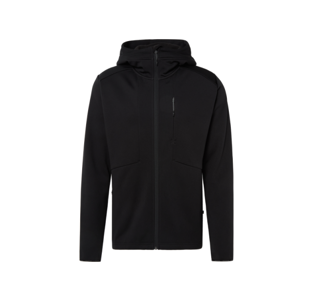 GRIT Zip Hoodie Black 1