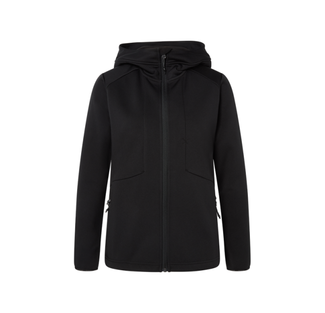 GRIT Zip Hoodie Black 1